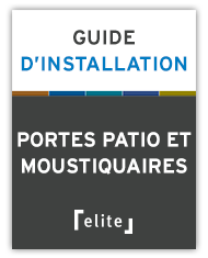 Guide d'installation pour portes patio et moustiquaires